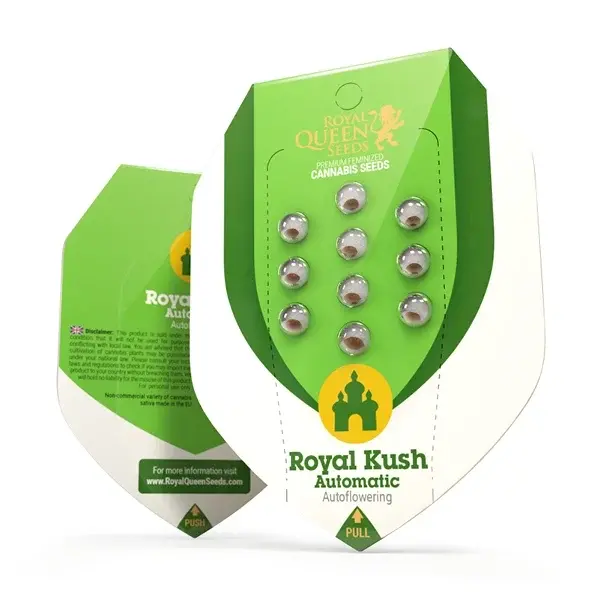 Easy Bud Autoflowering I Royal Queen Seeds Cannabis Samen Verpackung